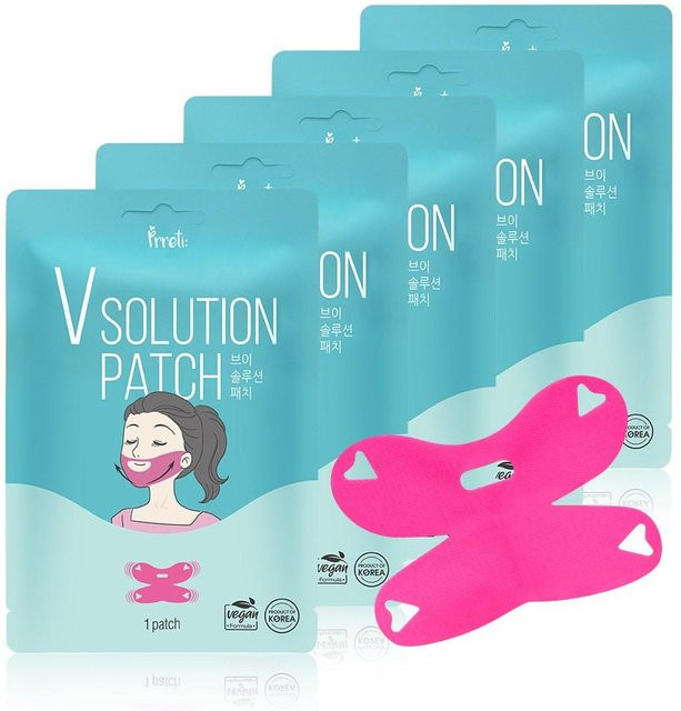BeautyGlam V Line Solution Patch Gesicht, Kollagen, Peptide, 5 Stück - Bild 1
