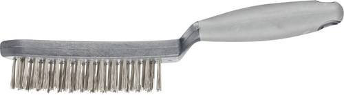 PFERD Handbürste HBUP 30 Inox mit Kunststoffkörper und ergonomischem Griff, 10er Pack, Blau - Bild 1