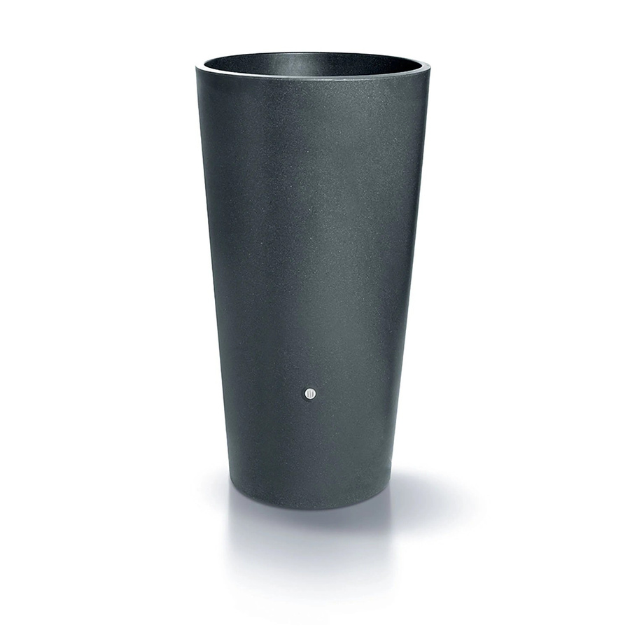 Arves Regentonne Rainbowl Flower 150 in Grau mit integrierter Pflanzenkammer und 3/4 Zoll Messinggewinde - Bild 2