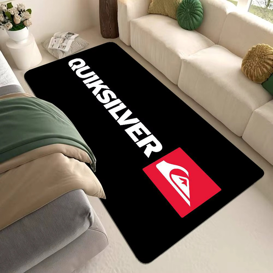 Quiksilver Bodenmatte mit klassischem Logo in Schwarz, rutschfest, B/T: 40 x 40 cm - Bild 4