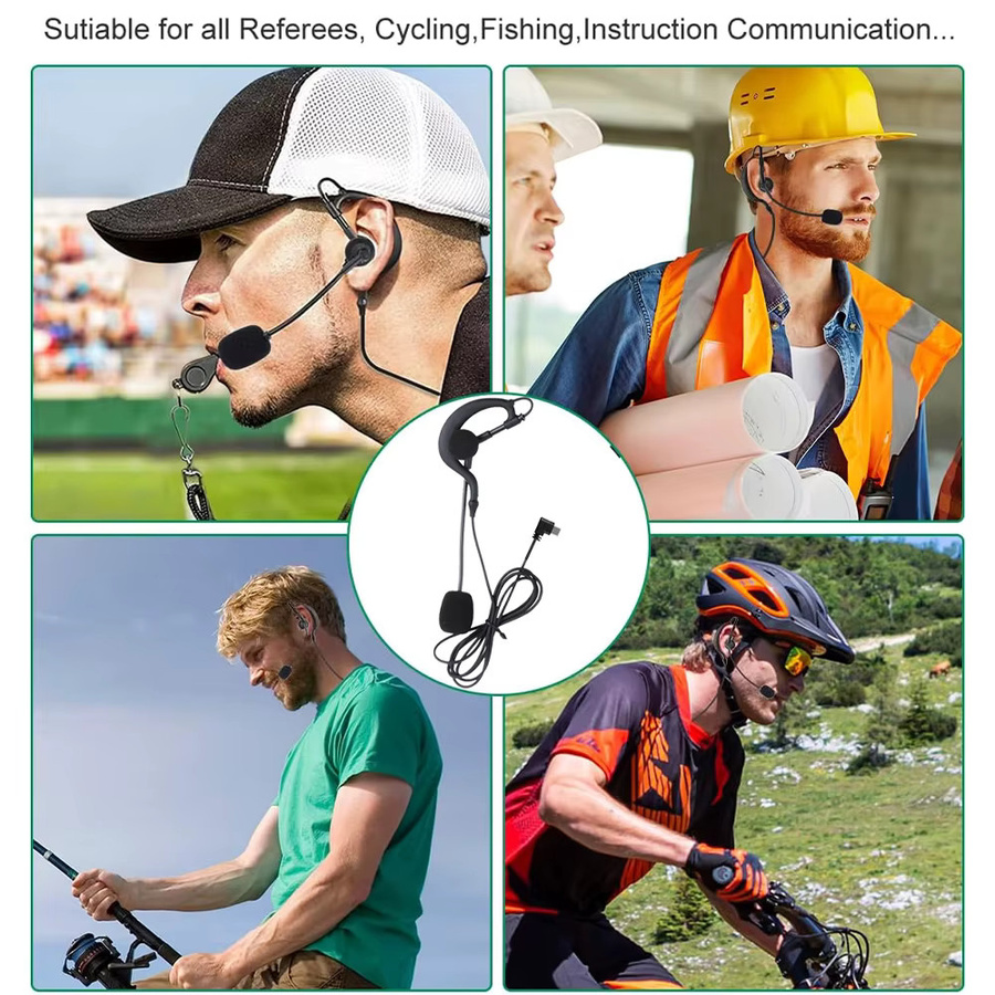 EJEAS Schiedsrichter-Ohrhörer Typ-C In-Ear-Kopfhörer mit Mikrofon in Schwarz für EJEAS V6C Pro+ und V4C Helm-Headset Zubehör - Bild 4