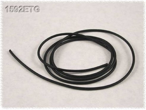 Hammond Electronics 1592ETG Silikon-Dichtung in Schwarz - Bild 1