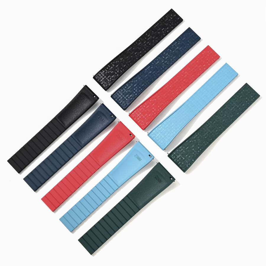 CTS Uhrenarmband Fluorkautschuk, 18/19/20/21/22 mm, Unisex - Bild 1