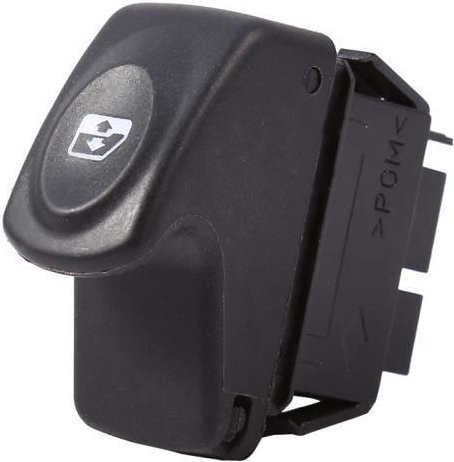 6-poliger Fensterheberschalter STEL ORA in Schwarz für Clio II, Megane I und Kangoo - Bild 1