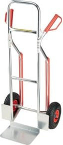 Aluminium Transportkarre Silber mit Luftreifen Tragkraft 150 kg B/T/H: 30,5 x 20,0 x 30,5 cm - Bild 1