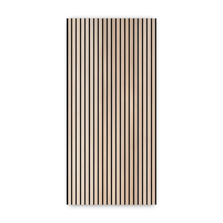Walllux Duschrückwand in Holzoptik Streifen, Farbe Braun, Alu-Verbund, B: 100 cm, H: 210 cm, Stärke: 3 mm - Bild 2