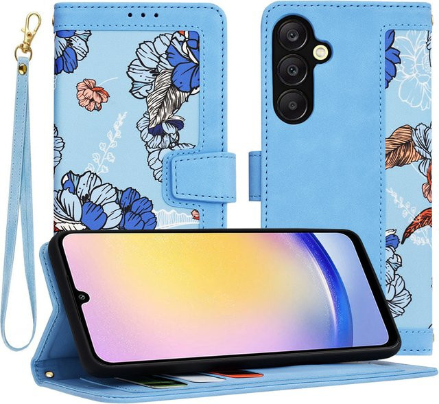 Techsuit FlipCraft Schutzhülle für Samsung Galaxy A25 A256 in Blau - Bild 1