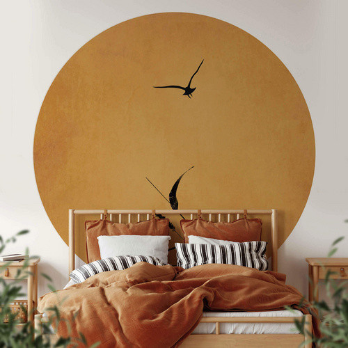 K&L Wall Art Vliestapete Kubistika Gold Himmel Vintage, abstrakte Wandgestaltung in Mehrfarbig und Gold, matt - Bild 2