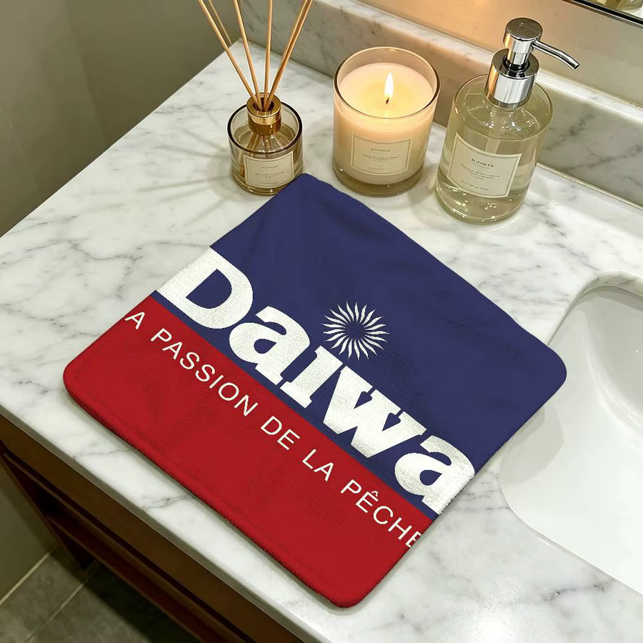 D-Daiwa Angelhandtuch aus Polyester-Baumwolle in Multicolour, hautfreundliches Handtuch mit Grafikdesign - Bild 3