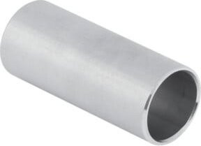 Geberit Rohrnippel Mapress aus Edelstahl in Silber für 2 Pressmuffen d= 35mm - Bild 1