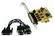 Exsys EX-44044-2 Serieller PCIe x16 Adapter mit 4x RS-232/V.24 Anschlüssen in Multicolour - Bild 1