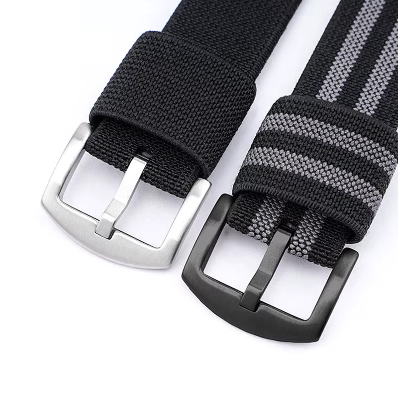 Aotelayer Uhrenarmband Nylon, Schwarz, Unisex - Bild 4
