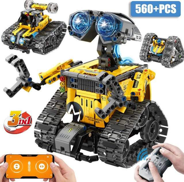 BXA Technische Stadt MOC 4 IN 1 RC Roboter Modell, Bausteine, 560 Teile - Bild 1