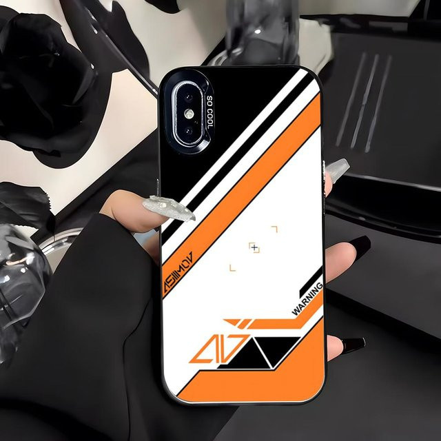 Printstream Pattern Handyhülle für iPhone 17 Air 16 Pro Max 15 14 13 12 11 in Silber - Bild 1