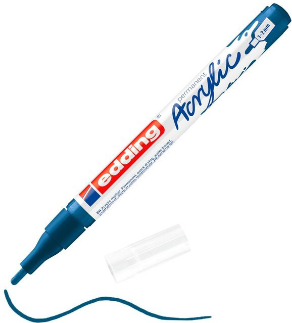 edding 5300 Acrylmarker Fein in Elegant Nachtblau - Bild 1