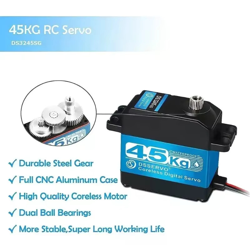 Dsservo DS3245 Digital Servo, Metall, Schwarz, Zubehör - Bild 2