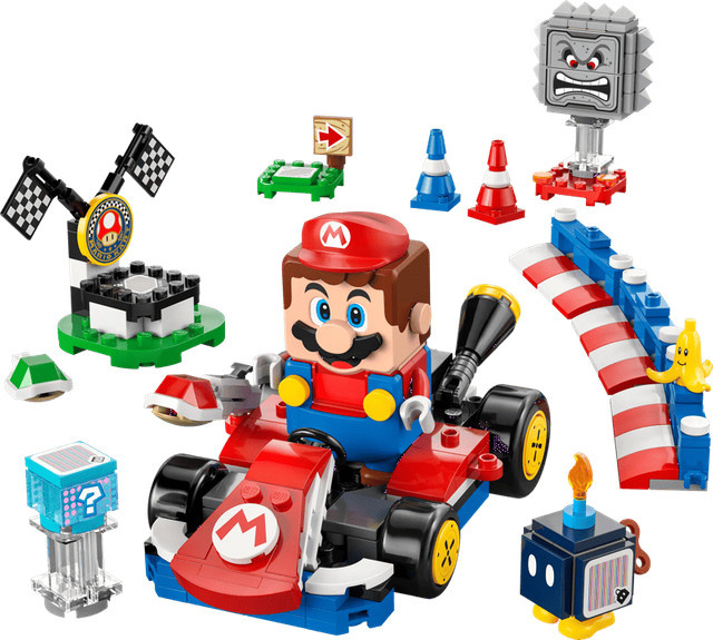 LEGO Super Mario Mario Kart Interaktiver Mario & Standard-Kart - Bild 3