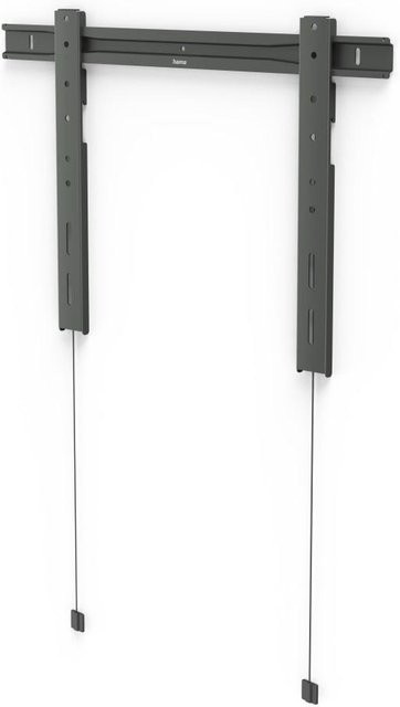 Hama TV-Wandhalterung Ultraslim starr, 229 cm (90 Zoll) bis 80 kg, extraflach, Anthrazit, VESA 600x400 mm - Bild 1