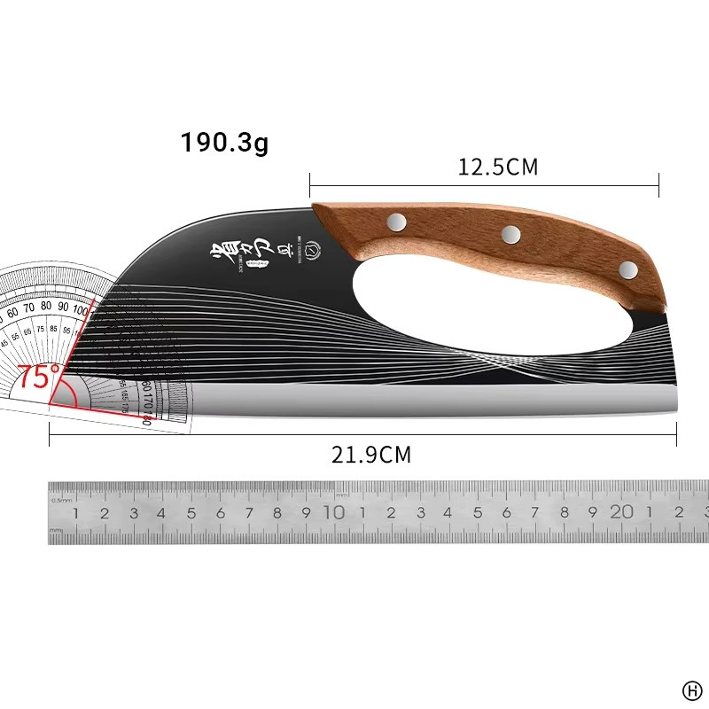PLYS Chef Knife mit Holzgriff und Messerabdeckung - Bild 6