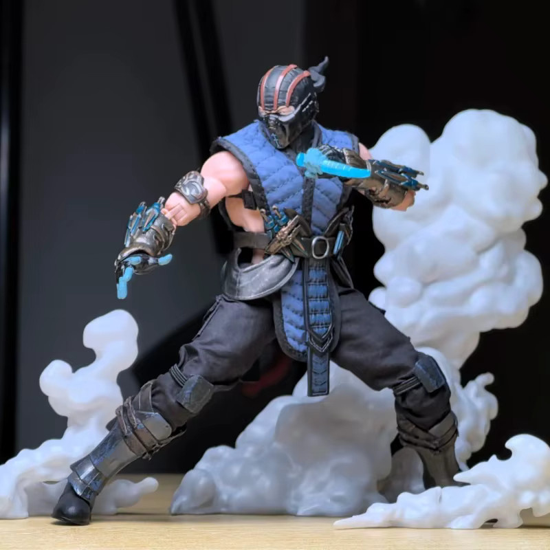 Jm Toys Mortal Kombat Sub-Zero Actionfigur, mit Stoffoutfit - Bild 3