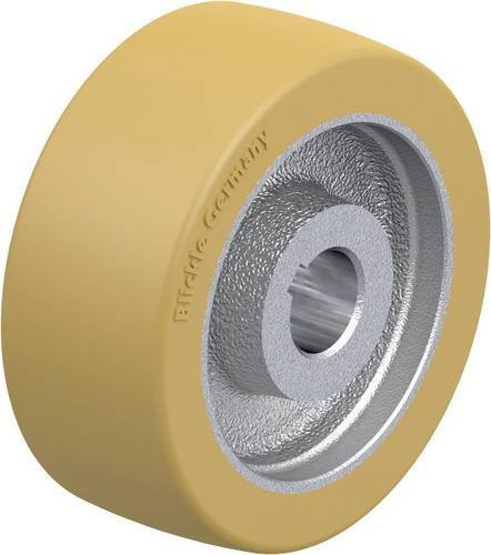 Blickle Schwerlast-Antriebsrad GVUN 100/20H7 in Silber und Gelb mit 400 kg Tragfähigkeit und 100 mm Durchmesser - Bild 1
