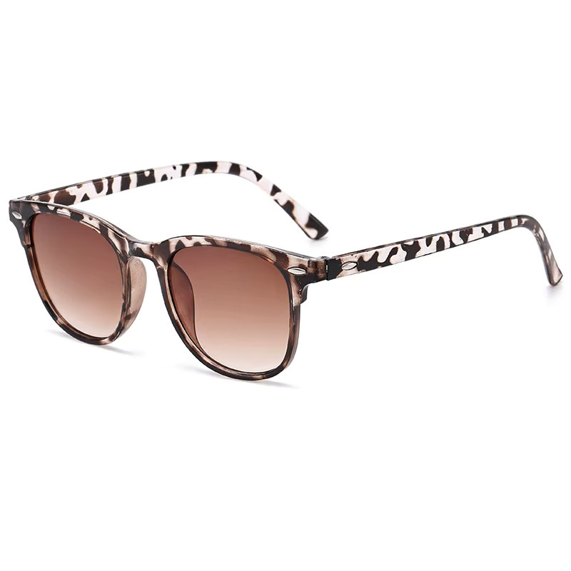 Sumory Sonnenbrille Rund, Vollrand, Braun, Unisex - Bild 2
