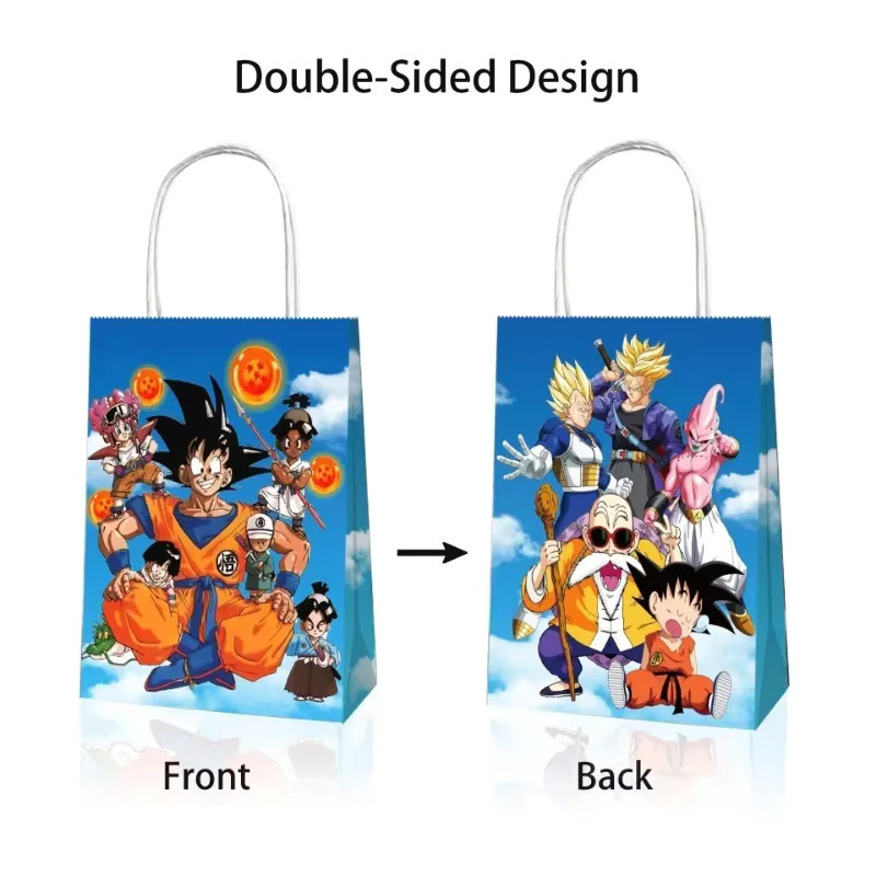 Bandai Dragon Ball Son Goku Geschenk-Süßigkeitentüten, Kraftpapier Handtaschen - Bild 3