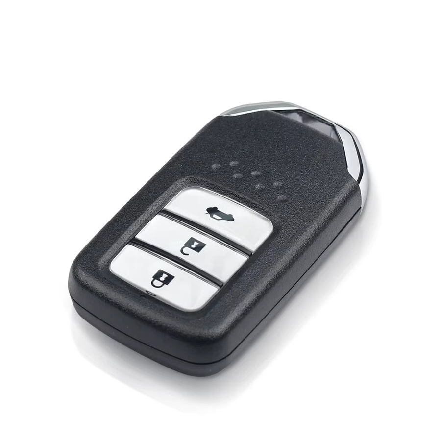 KEYYOU Smart Autoschlüssel Fernbedienung mit ID47 Chip für Honda Fit City Jazz HRV CRV Vezel, Schwarz - Bild 2