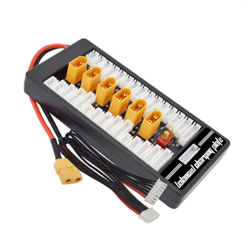 ISDT Multi 2S-6S Lipo Parallel Ausgewogene Platte Lade Board mit XT60 und XT30 T Stecker in Schwarz für RC Batterien und Ladegeräte wie B6AC oder B6 - Bild 2