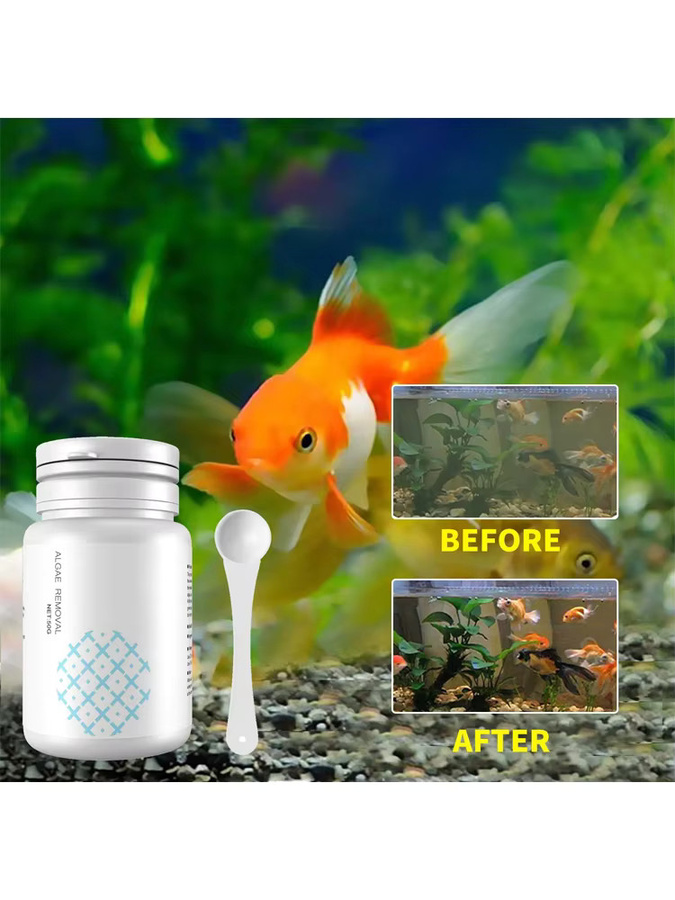 Algenkontrolltabletten zur Aquarienpflege und Geruchsentfernung in Weiß - Bild 7