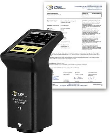 PCE Instruments PCE-CSM 25-ICA Colorimeter in Schwarz mit USB-Anschluss - Bild 1