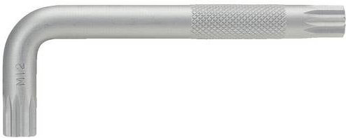 KS Tools XZN-Winkelstiftschlüssel kurz M14 in Silber - Bild 1