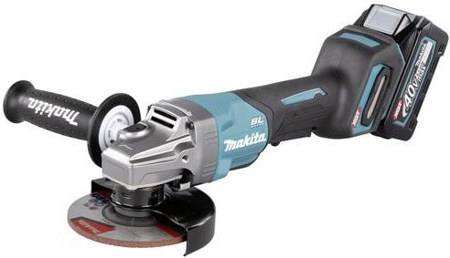 Makita Akku-Winkelschleifer GA016GM201 XGT 40V mit 4Ah Akku und Ladegerät, 125mm - Bild 1