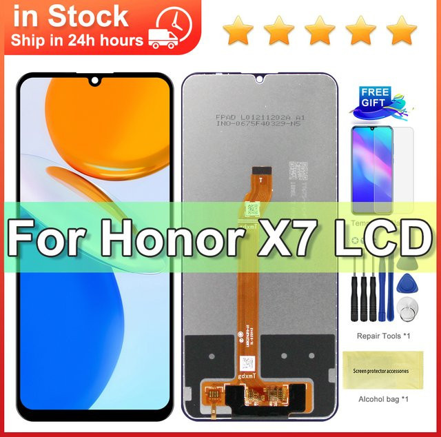 Honor X7 Ersatz-LCD-Display mit Touchscreen und Rahmen in Schwarz, 6.74 Zoll für CMA-LX1, CMA-LX2, CMA-LX3 - Bild 1