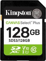 Kingston Canvas Select Plus SDXC Speicherkarte, 128 GB, Schwarz - Bild 1