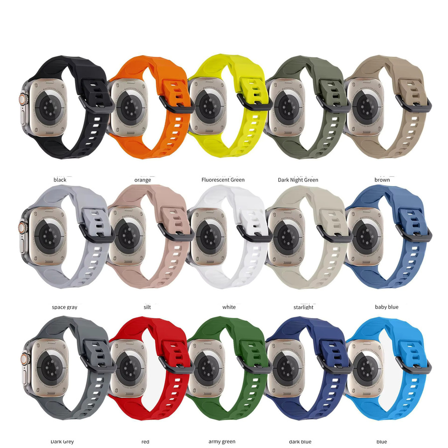 CAOWTAN Uhrenarmband Silikon, Bunt, Unisex - Bild 3