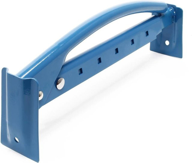 Wiltec Ziegelzange aus Stahl in Blau, Steinheber für Klinkerträger mit einer Spannweite von 400-670 mm - Bild 1