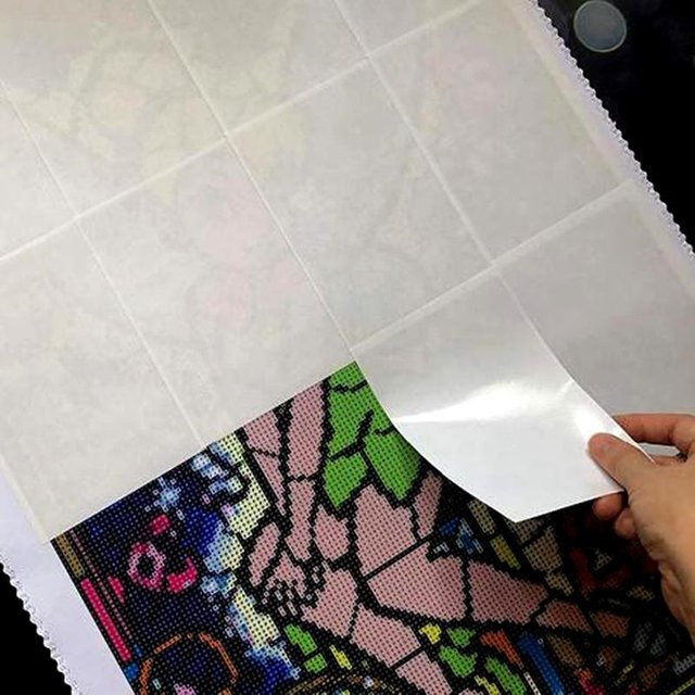 10 Stück Lullabe DIY-Diamant-Malerei-Trennpapier in Weiß und Transparent als Ersatz-Abdeckung - Bild 1