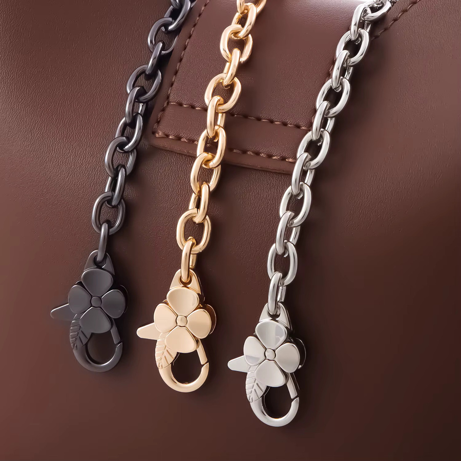 MELORDY Ersatzkette für Handtasche, Cross-Body-Kettenriemen, Blumen-Geldbörse - Bild 3