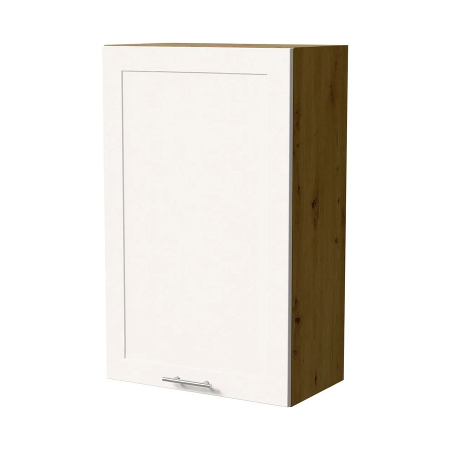 Feldmann-Wohnen Hängeschrank Oslo W4/60/1 in Eiche Artisan und Weiß Matt, B/T/H: 60 x 32,5 x 96 cm - Bild 2
