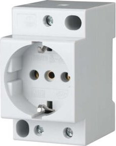 Eaton Schutzkontaktsteckdose Z-SD230 in Weiß mit Schraubanschluss - Bild 1