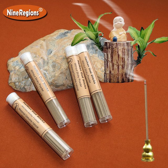 NineRegions Hainan Oudh Räucherstäbchen, natürlicher Duft - Bild 1