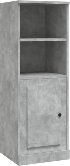 vidaXL Highboard Betongrau aus Holzwerkstoff, B/T/H: 36 x 35,5 x 103,5 cm - Bild 1