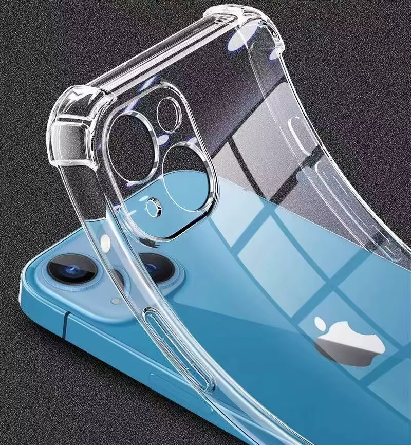 Transparente TPU-Handyhülle mit stoßfestem Schutz für Apple iPhone 13, 13 Mini, 12 und 11 - Bild 3