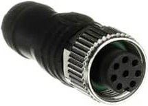 ABB 2TLA020053R7100 Sensor-Aktor-Steckverbinder in Schwarz - Bild 1