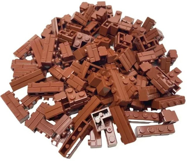 Wandblöcke MOC, Konstruktion, 120-teiliges Set, Kunststoff, ab 3 Jahren - Bild 1