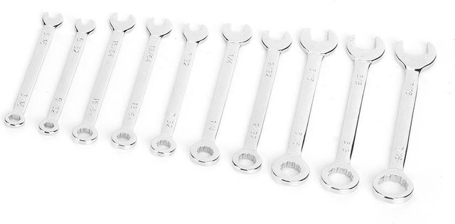 CosyHome 10-Teilesatz Mini Ringmaulschlüssel Set mit Zwölfeck und Pentalobe Öffnung in Weiß und Silber - Bild 1