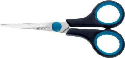 Westcott Universalschere Easy Grip in Schwarz, 130 mm - Bild 1
