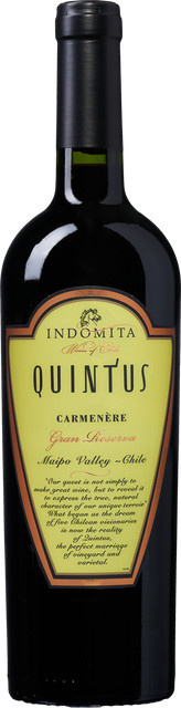 Indomita Quintus Gran Reserva Carménère Rotwein Maipo Valley Chile 0,75 l - Bild 1