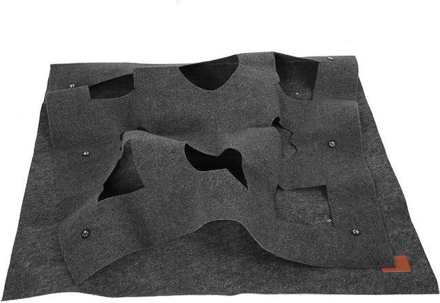 KONNWEI Katzenaktivitäts-Spielmatte Thermobasis, interaktives Spiel Training Kratzen Bettmatte, gray - Bild 1